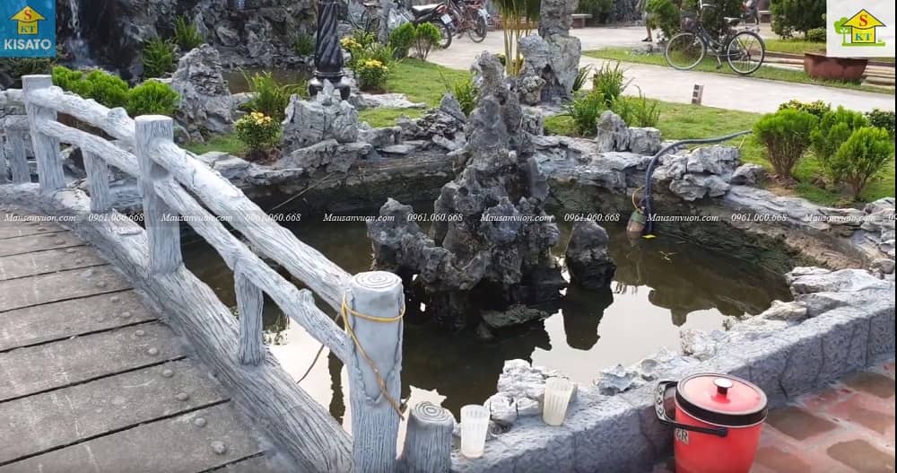 Thi Công Sân Vườn Hòn Non Bộ Đẹp Cho Nhà Thờ Kính Danh Tại Nam Định