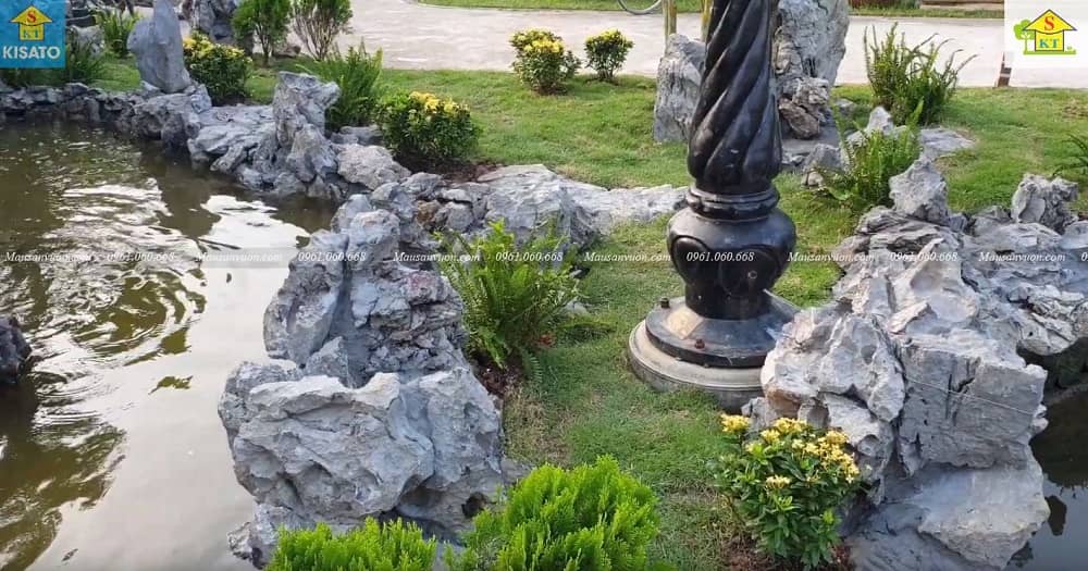 Thi Công Sân Vườn Hòn Non Bộ Đẹp Cho Nhà Thờ Kính Danh Tại Nam Định