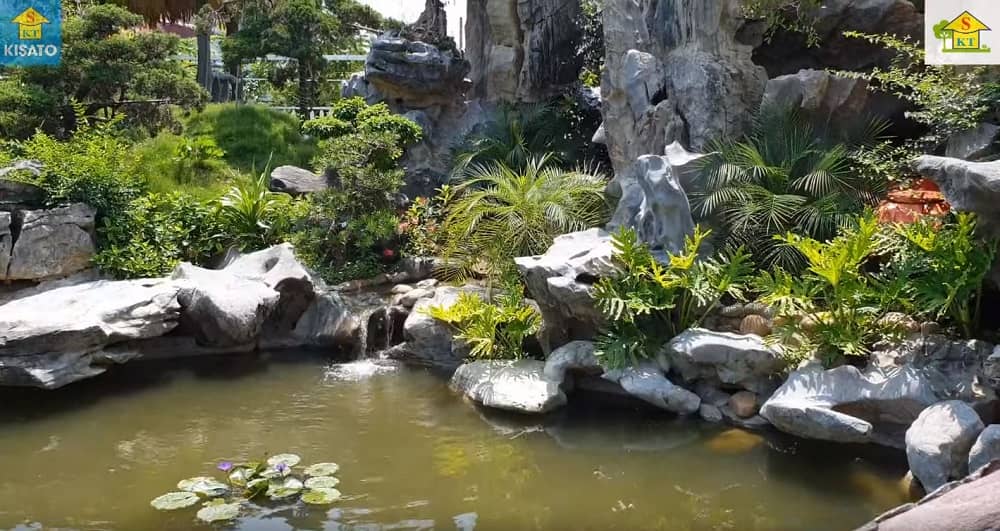 16 Mẫu Hồ Cá Koi Đẹp Cho Không Gian Sân Vườn Cafe Vườn Ngoài Trời