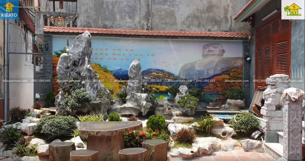 2SS Mẫu Hồ Cá Koi Đẹp Đẳng Cấp Cho Không Gian Sân Vườn Biệt Thự Hiện Đại