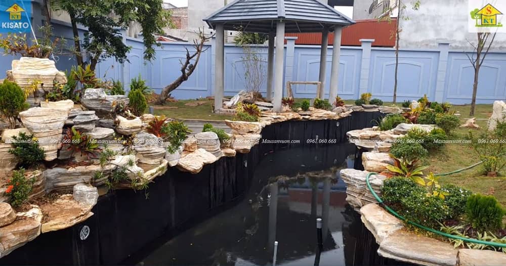 6SSSS Mẫu hồ cá Koi đẹp