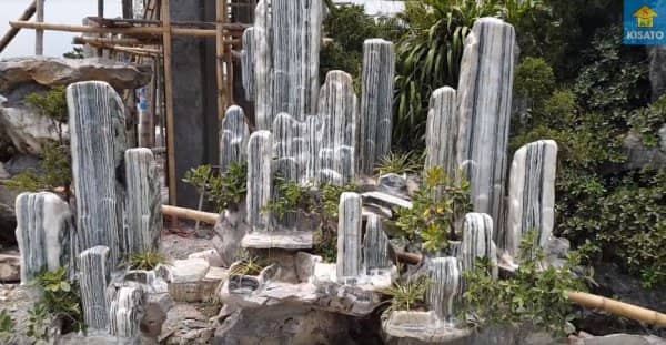 Hòn Non Bộ Đẹp Bằng Đá Tuyết Sơn Nghệ An HN03