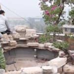 Kỹ Thuật Mài Đá Cổ Thạch Xây Hồ Cá Koi 3