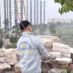 Kỹ Thuật Mài Đá Cổ Thạch Xây Hồ Cá Koi 4