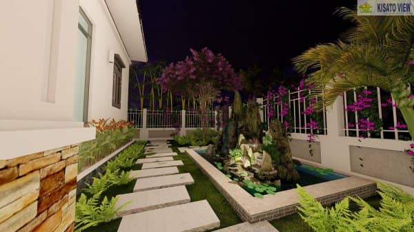 Mẫu Sân Vườn Nhà Cấp 4 Đẹp Tại Hưng Yên