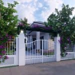 Mẫu Sân Vườn Nhà Cấp 4 Đẹp Tại Hưng Yên 3