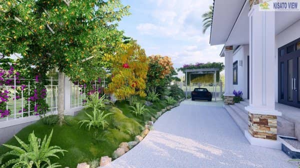 Mẫu Sân Vườn Nhà Cấp 4 Đẹp Tại Hưng Yên