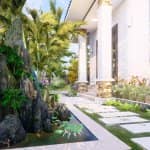 Mẫu Sân Vườn Nhà Cấp 4 Đẹp Tại Hưng Yên 6