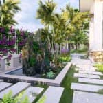 Mẫu Sân Vườn Nhà Cấp 4 Đẹp Tại Hưng Yên 9