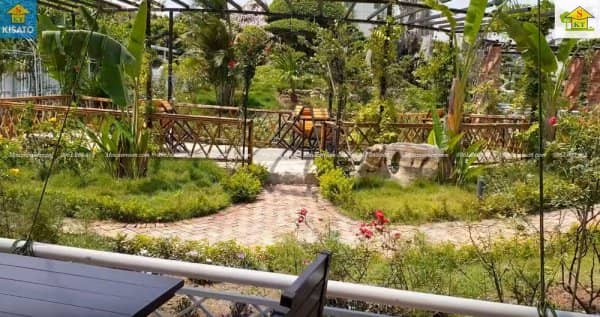 Thi Công Sân Vườn Đẹp Cho Quán Cafe Anh Khoa Tại Ninh Bình